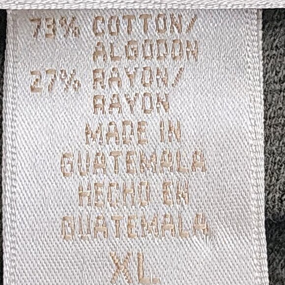 Perry Ellis Green Khaki Ribbed Cotton Rayon Short Sleeve Crew Neck Shirt Size XL - Picture 15 of 16